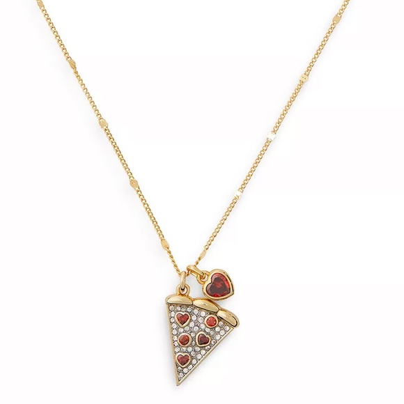 Kate Spade pizza my heart pendant necklace - Picture 2 of 9